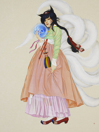 Illustration for article titled League of Legends Turned into Beautiful Korean Art